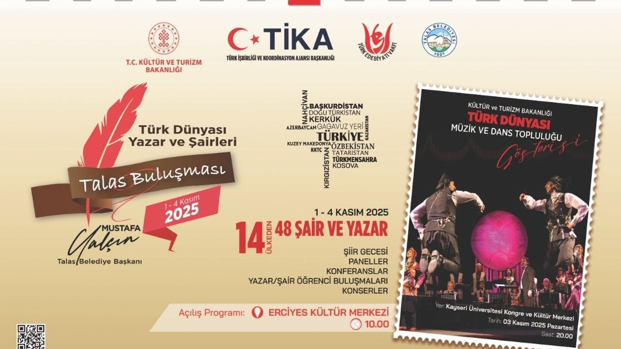 Tüm Türk dünyası o tarihler arasında Talas’ta olacak! 14 Ülkeden katılım bekleniyor