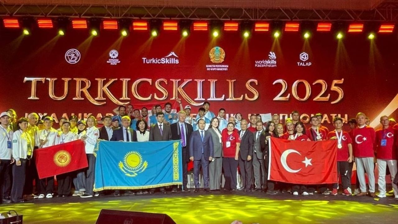Türkiye TurkicSkills 2025'te 9 alanda altın madalya kazandı