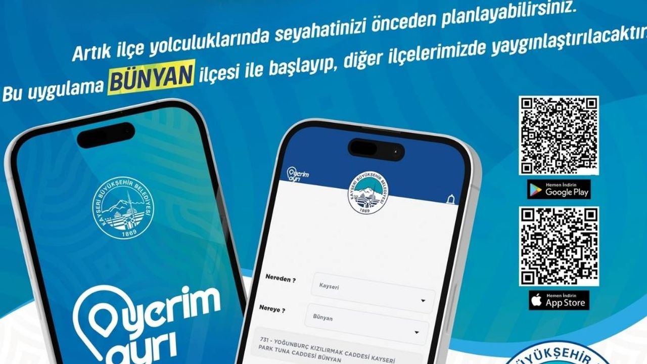 Kayseri Büyükşehir’den bir ilk daha: “Yerim ayrı” ile ulaşımda akıllı dönem başladı!