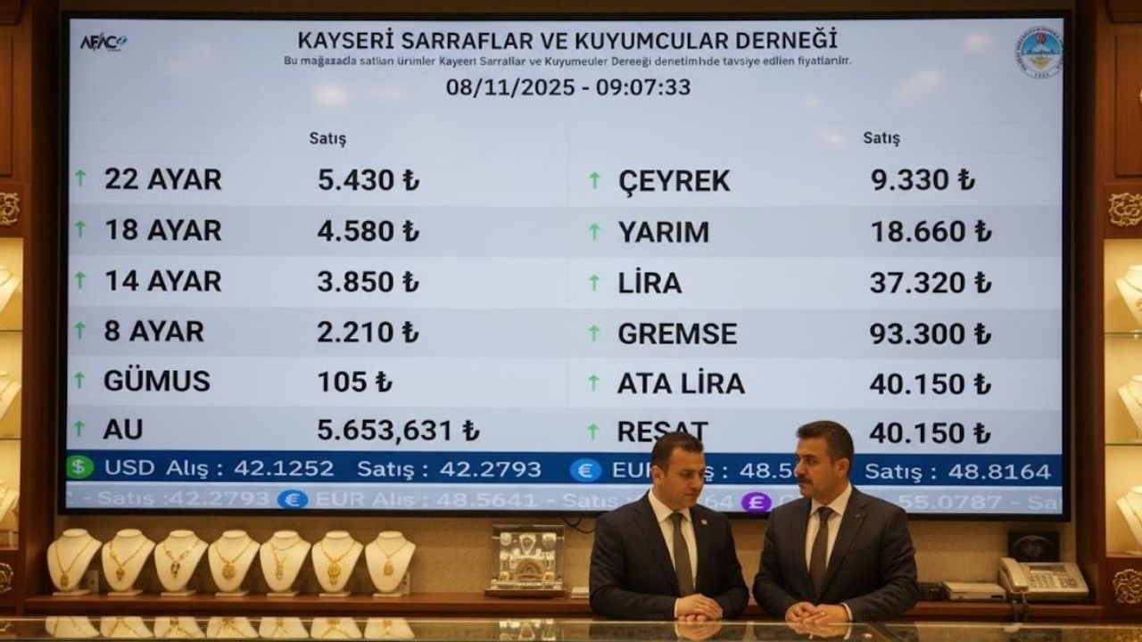 8 Kasım Güncel altın fiyatları