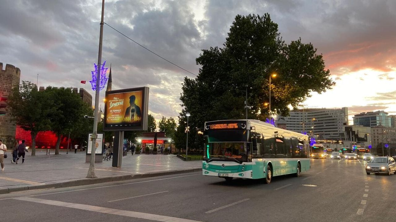 Kayseri'de şehir içi toplu taşımada kritik güncelleme! Otobüs seferleri değişti