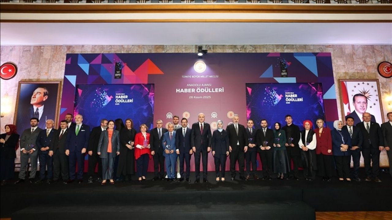 AA Haber Ödülleri ilk yılında TBMM’de görkemli törenle sahiplerini buldu