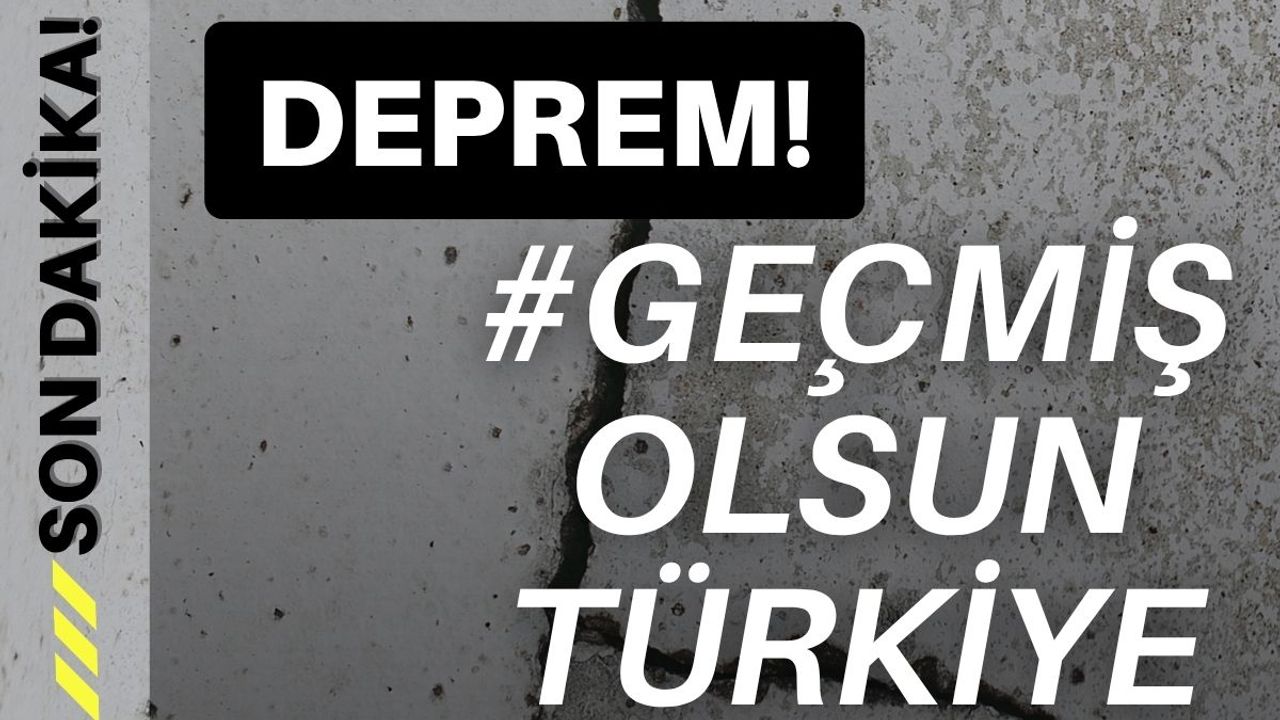 Deprem mi oldu?