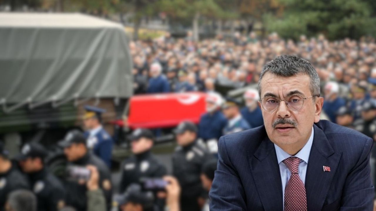 Bakan Tekin Kayseri'de toprağa verilen binbaşının öğretmen eşini telefonla aradı