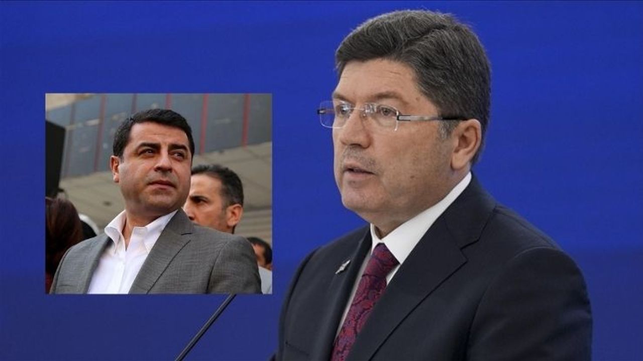 Adalet Bakanı Tunç’tan Demirtaş açıklaması geldi!