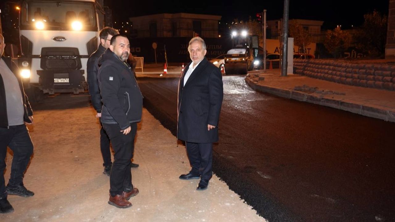 Talas'ın örnek projesi Belediye Mahallemizde Tamer Caddesi'ndeydi