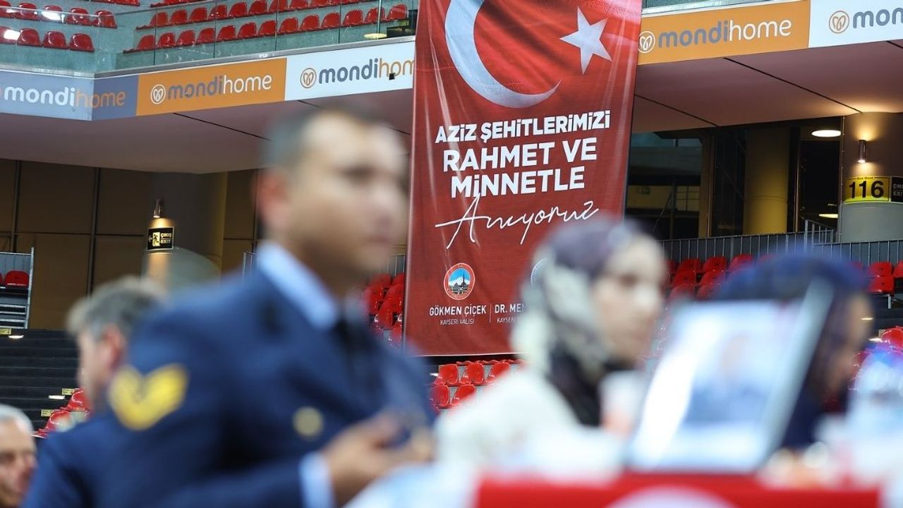 C-130 kazasında şehit düşenler için Kayseri’de tören