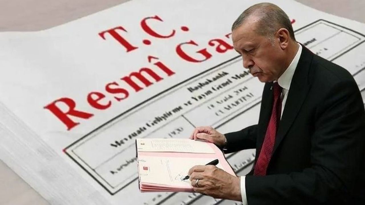 Erdoğan imzaladı: Çok sayıda kişi görevden alındı!