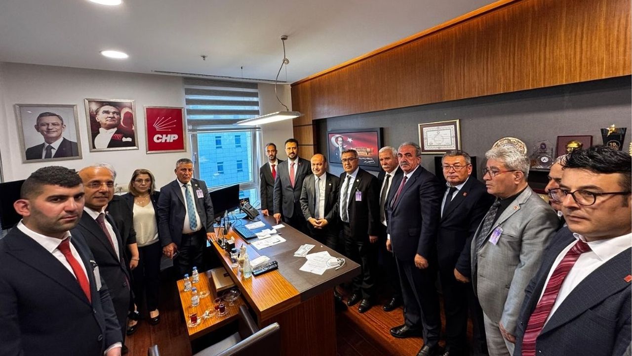 CHP Kayseri heyeti Ankara’da! Aşkın Genç ve 9 ilçe başkanından çıkarma
