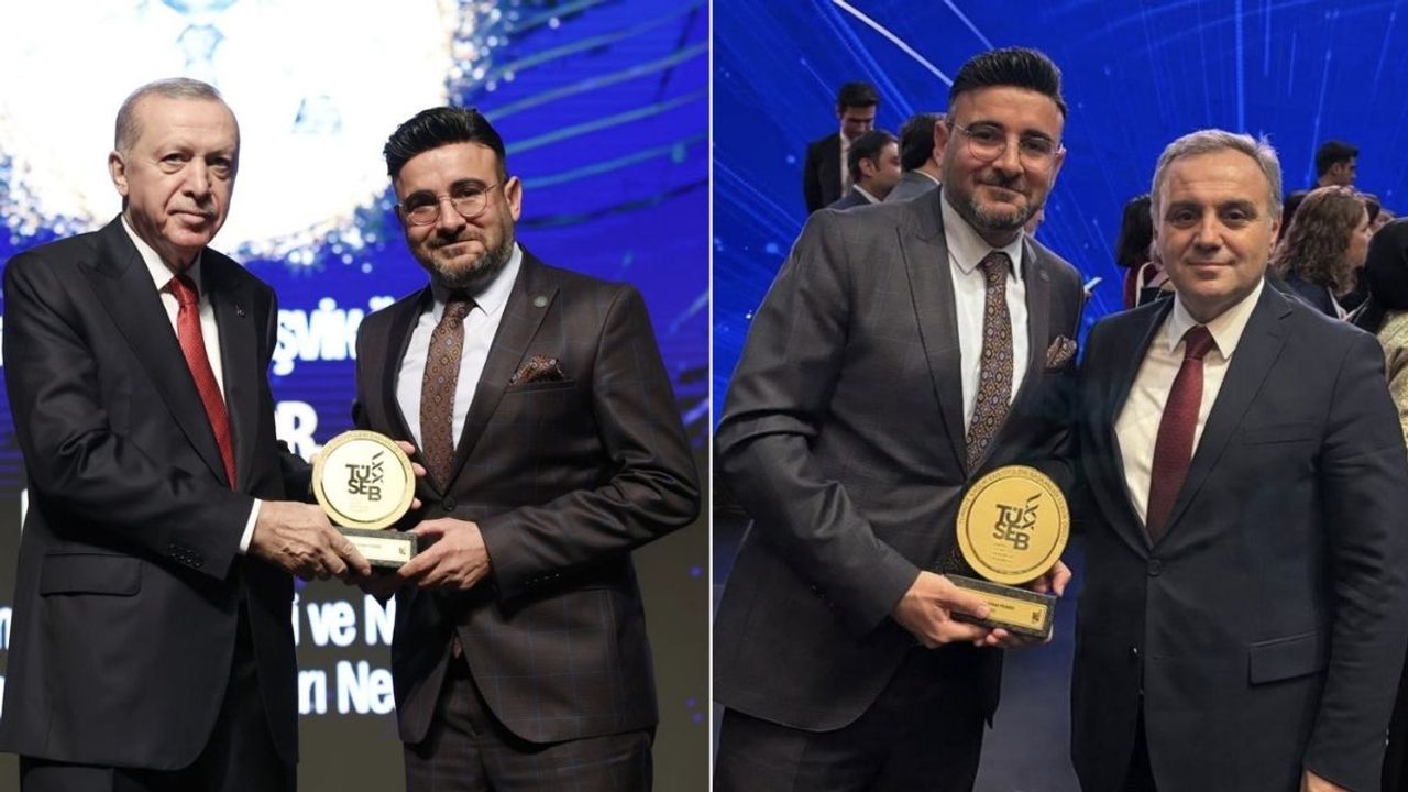 Erciyes Üniversitesi’nden büyük başarı! Ödülü Cumhurbaşkanı Recep Tayyip Erdoğan’dan aldı