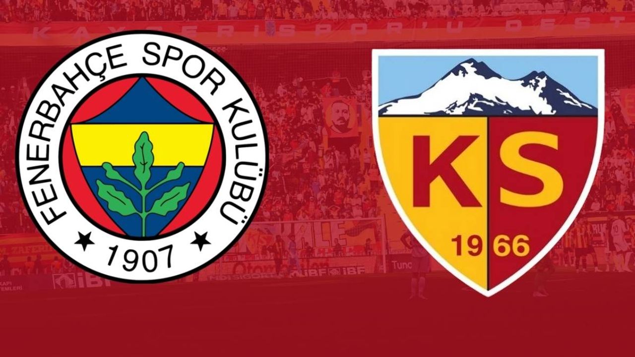 Fenerbahçe Kayserispor maçı canlı anlatım