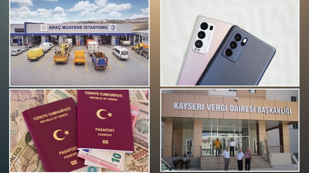 Hepsine zam geldi: Araç muayene, radar, telefon harcı, mtv ve pasaport ücretleri artıyor!