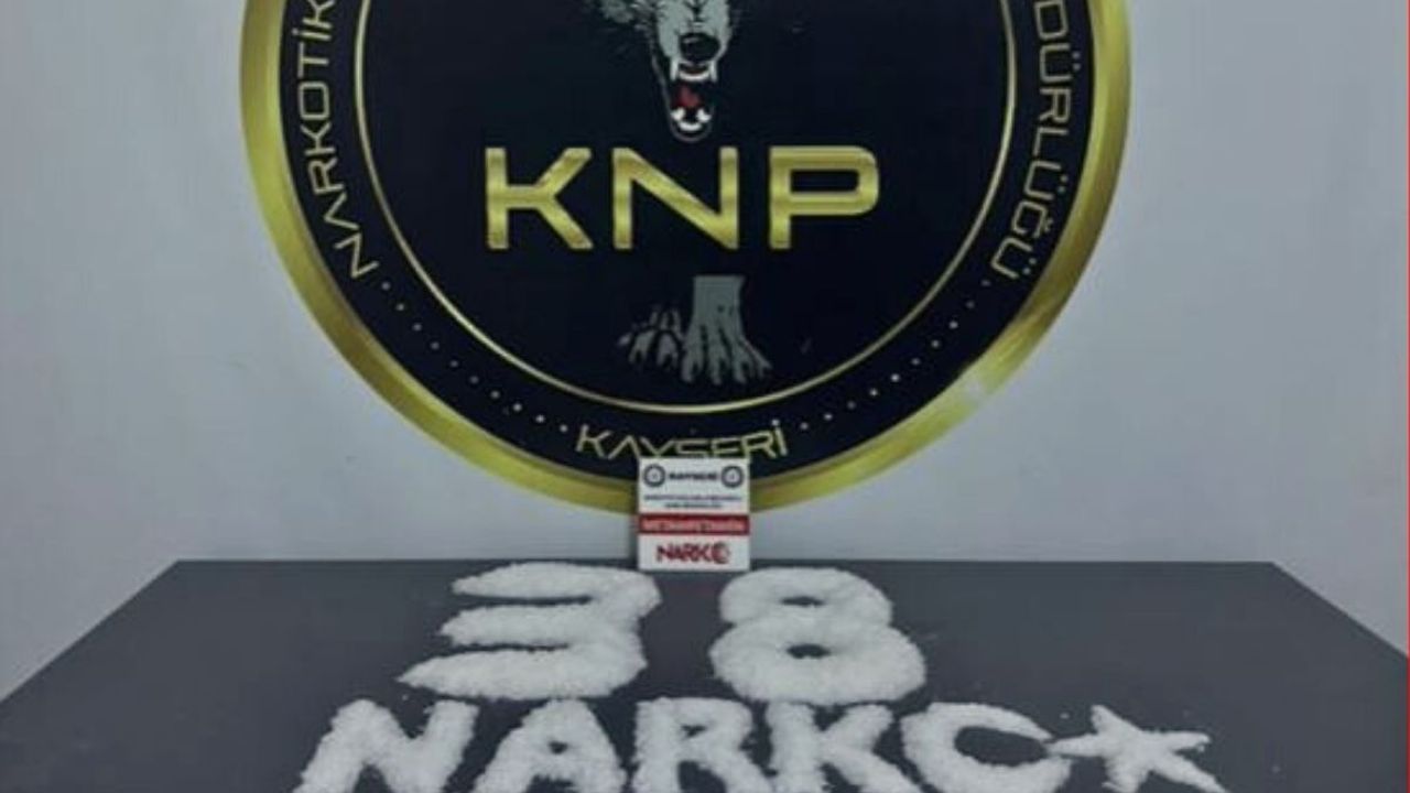 Kayseri’de 1,5 Kilo Metamfetamin ele geçirildi