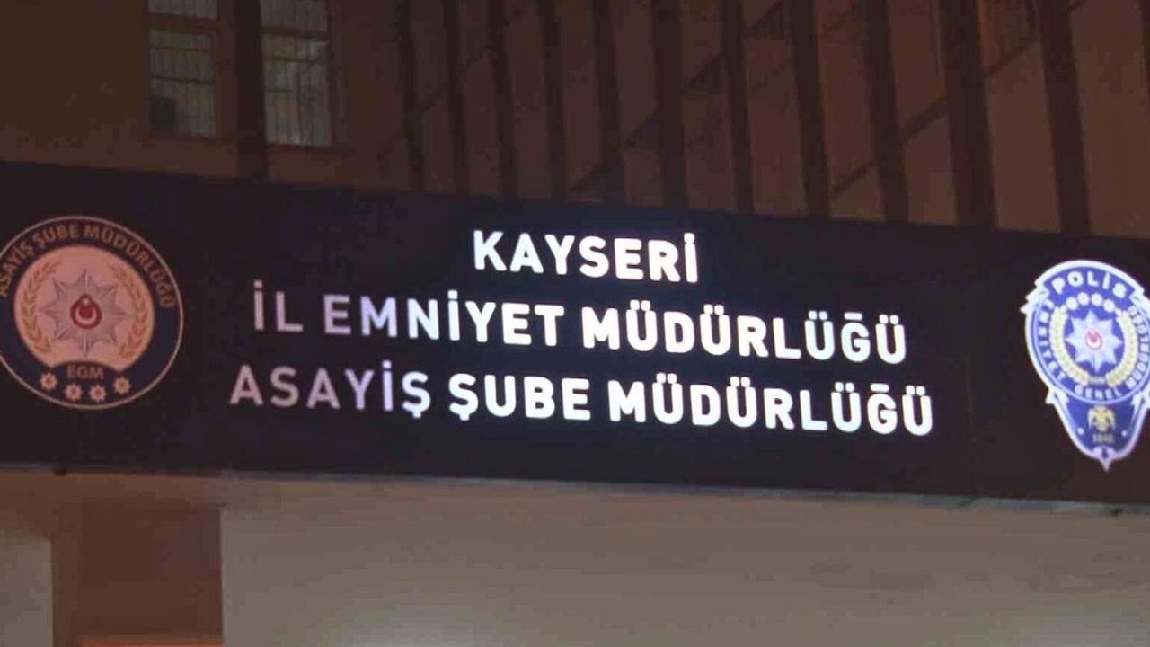 Kayseri’de suçlulara operasyon: 7 fuhuş, 14 hırsızlık ve 33 uyuşturucu operasyonu, yüzlerce tutuklama