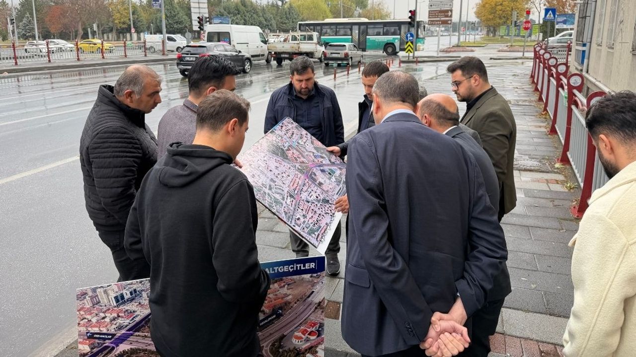 Kayseri Kartal Katlı Kavşağı projesi sahada incelendi