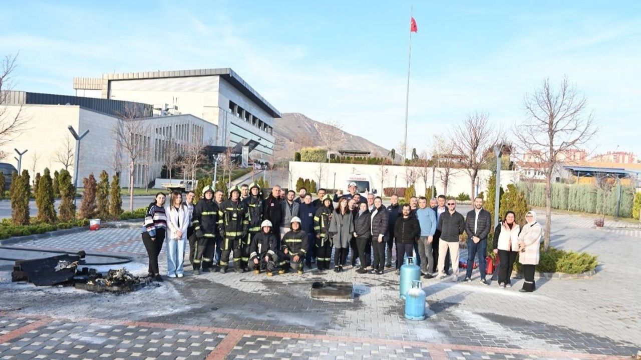 Kayseri OSB’de Deprem ve Yangın tatbikatı yapıldı