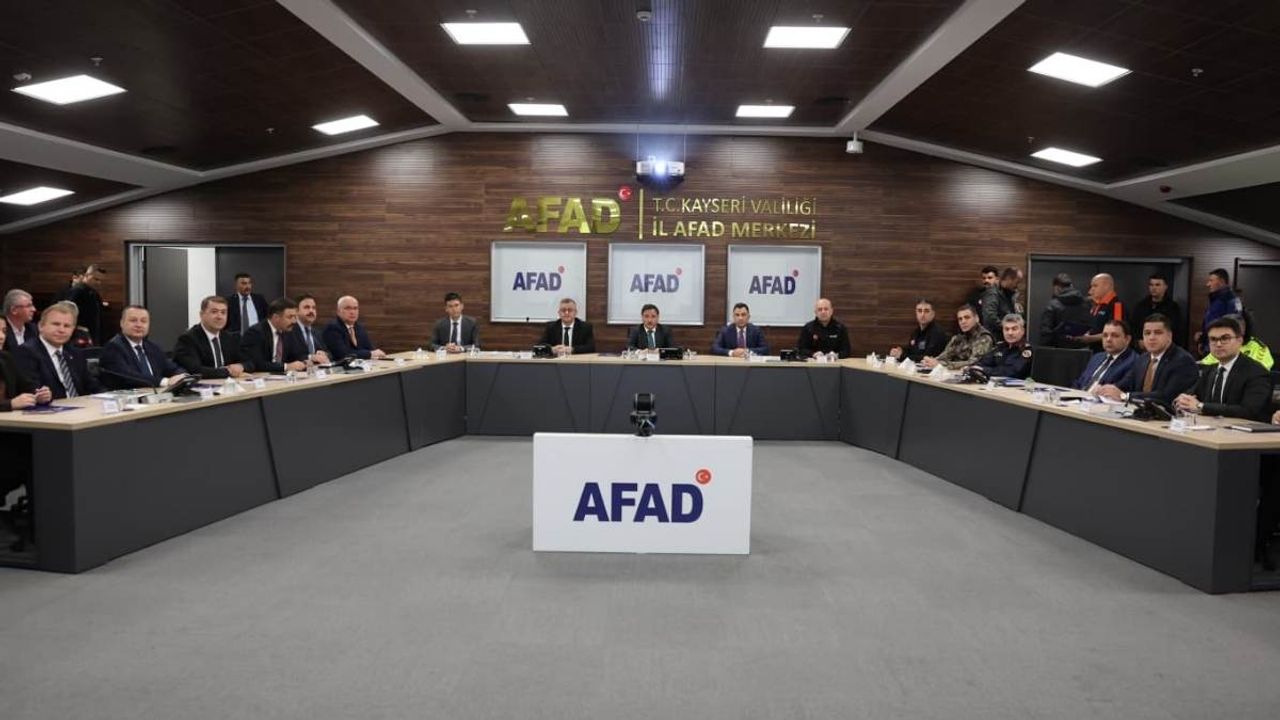 Kayseri’de Kış hazırlığı toplantısı: Tüm kurumlar seferber oldu!