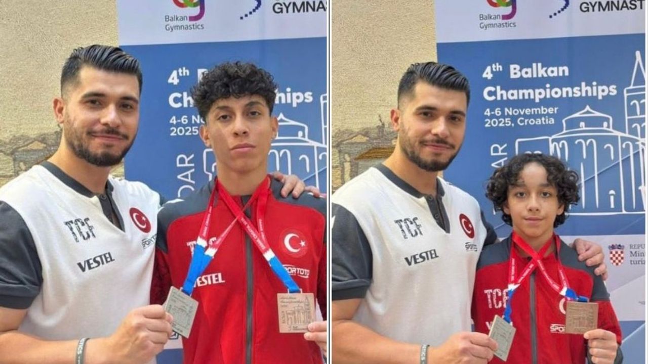 Kayserili cimnastik sporcularından Balkanlar’da büyük başarı