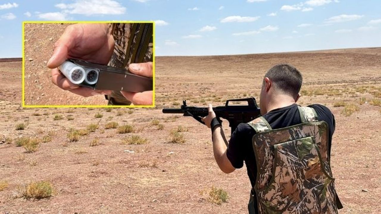 Kırşehir’de Fişeklerin içine tohum doldurdular!