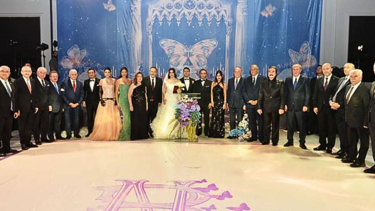 CHP’den ihraç edilen Sevigen’in oğluna Çırağan Sarayı'nda görkemli düğün! Kayserili iş insanları da akın etti