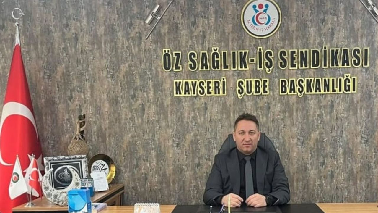 Kayseri'deki hastanede çeyrek asırlık görevini noktaladı! Sendika başkanı oldu