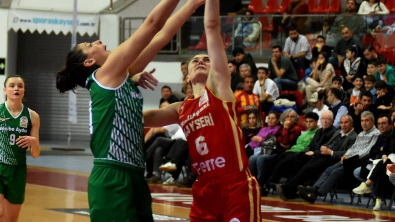 Melikgazi Kayseri Basketbol Nesibe Aydın'a mağlup oldu