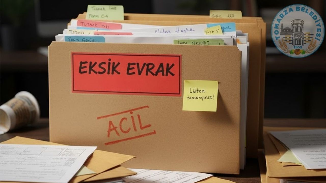 Ödeme Emri Belgesinde eksik evrak tespit edildi!