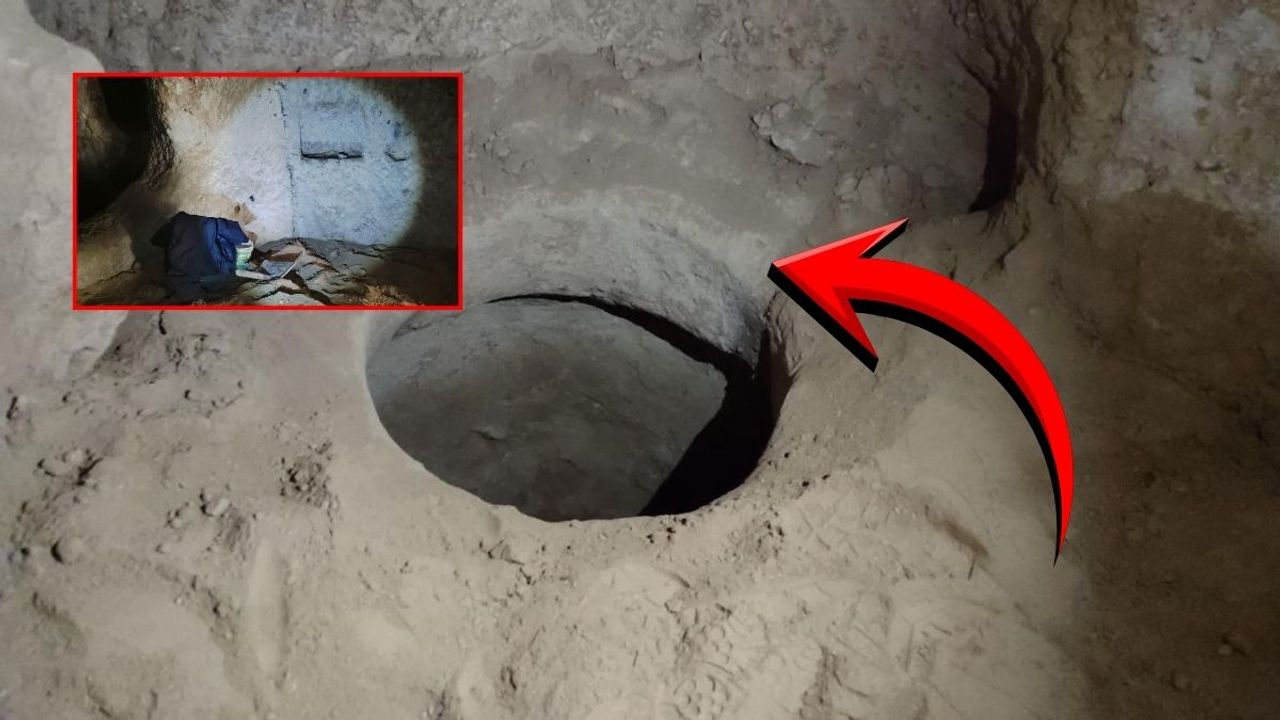 Nevşehir Cami Kebir Mahallesi'nde şaşırtan bulgu: Kaçak kazı yapılan alan yeraltı şehri çıktı