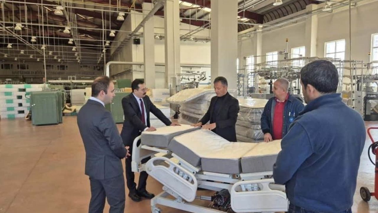 ORAN destekli yatak üretim hattı Kayseri’de eğitimi dayanışmayla buluşturdu