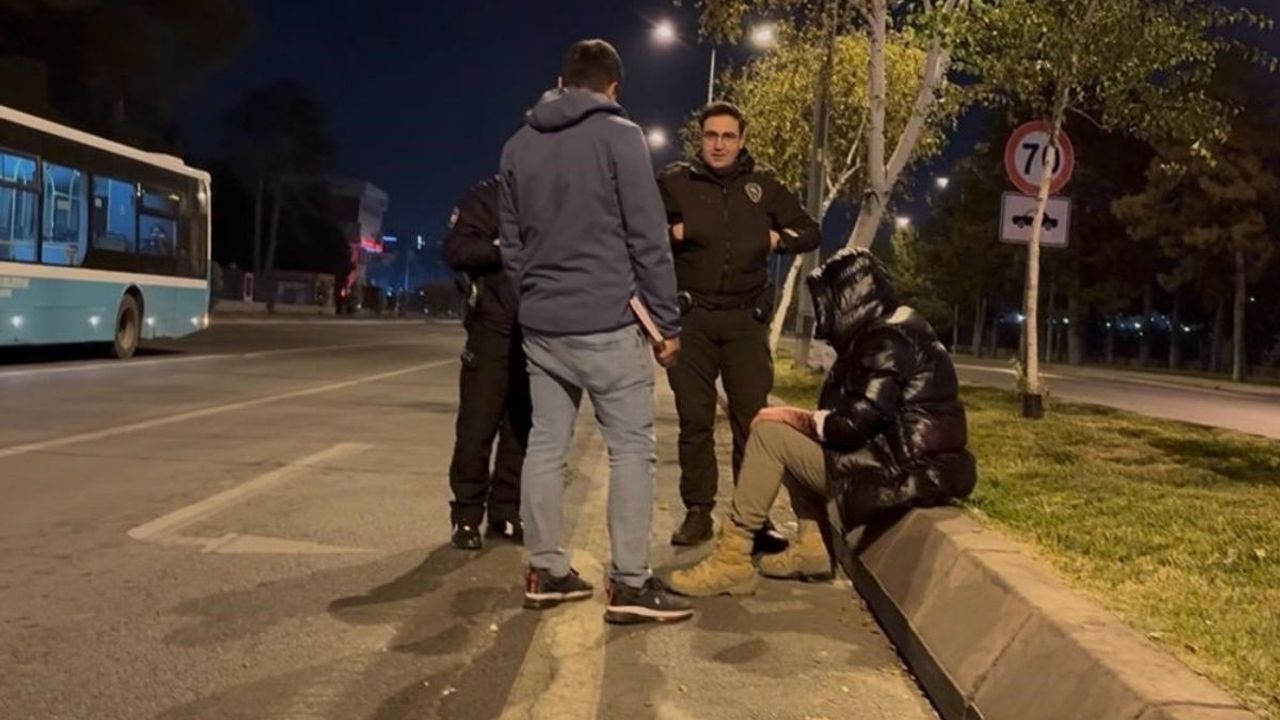 Kayseri’de şaşırtan olay: Gündüz intihara kalkıştı, gece refüjde yatarken bulundu!