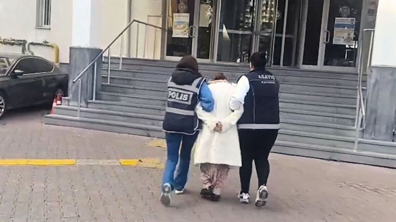 Kayseri’de hırsızlık suçundan 19 yıl cezası olan kadın yakalandı