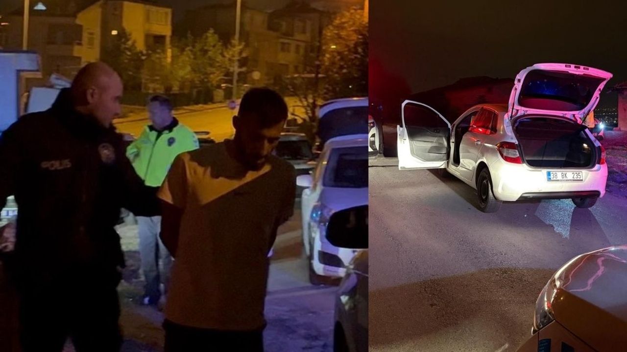 Antalya’dan çalınan araçla kaçtı: Kayseri’de köşeye sıkıştı!