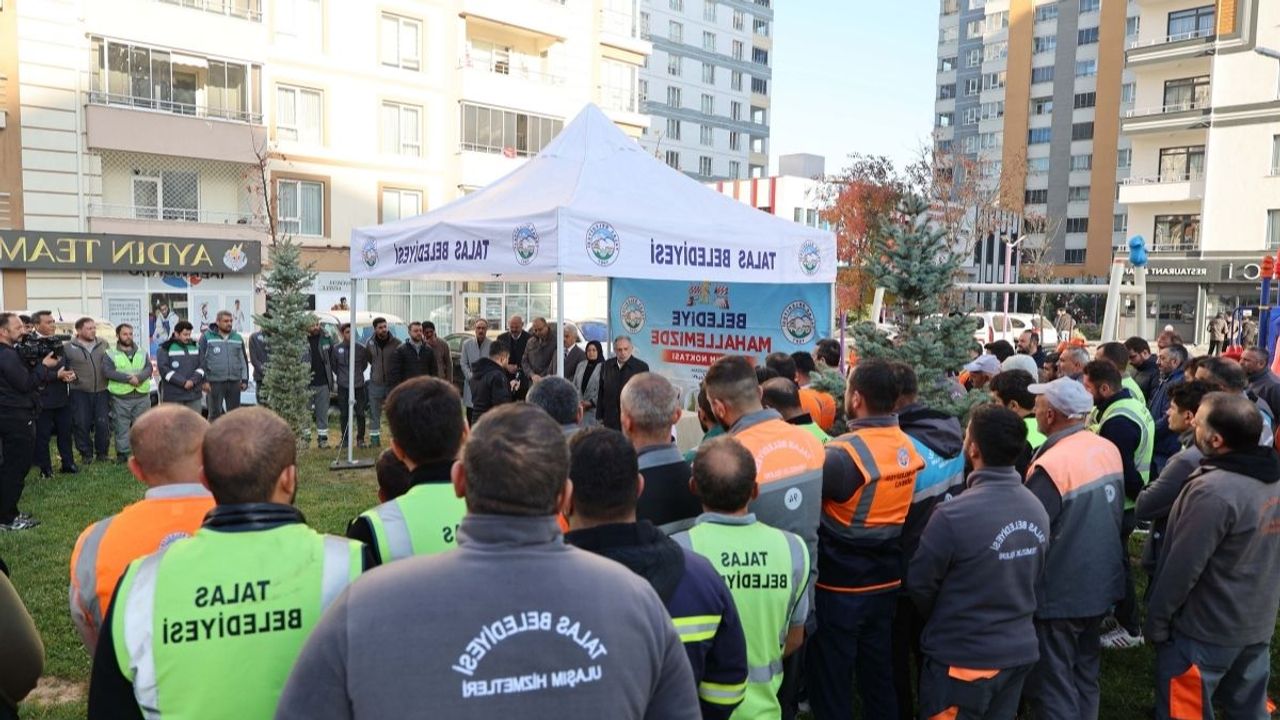 Talas Belediyesi Mevlana mahallesini yeniliyor