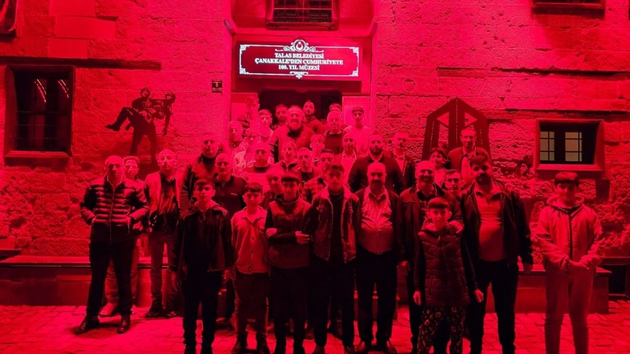 Hakkarili öğrenciler Talas'ta Çanakkale ruhunu yaşadı