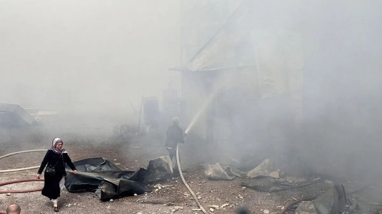 Kayseri OSB’de yangın hareketliliği