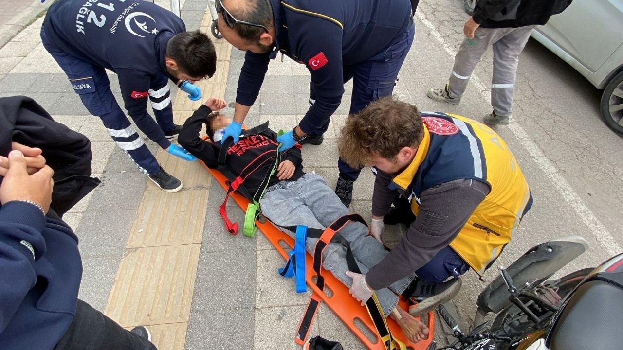 Aksaray’da liseli öğrencilerin motor gezintisi hastanede son buldu: 3 yaralı