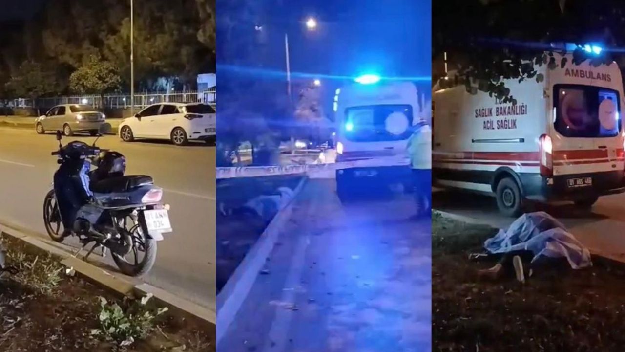 Direksiyon hâkimiyetini kaybeden motosiklet sürücüsü hayatını kaybetti