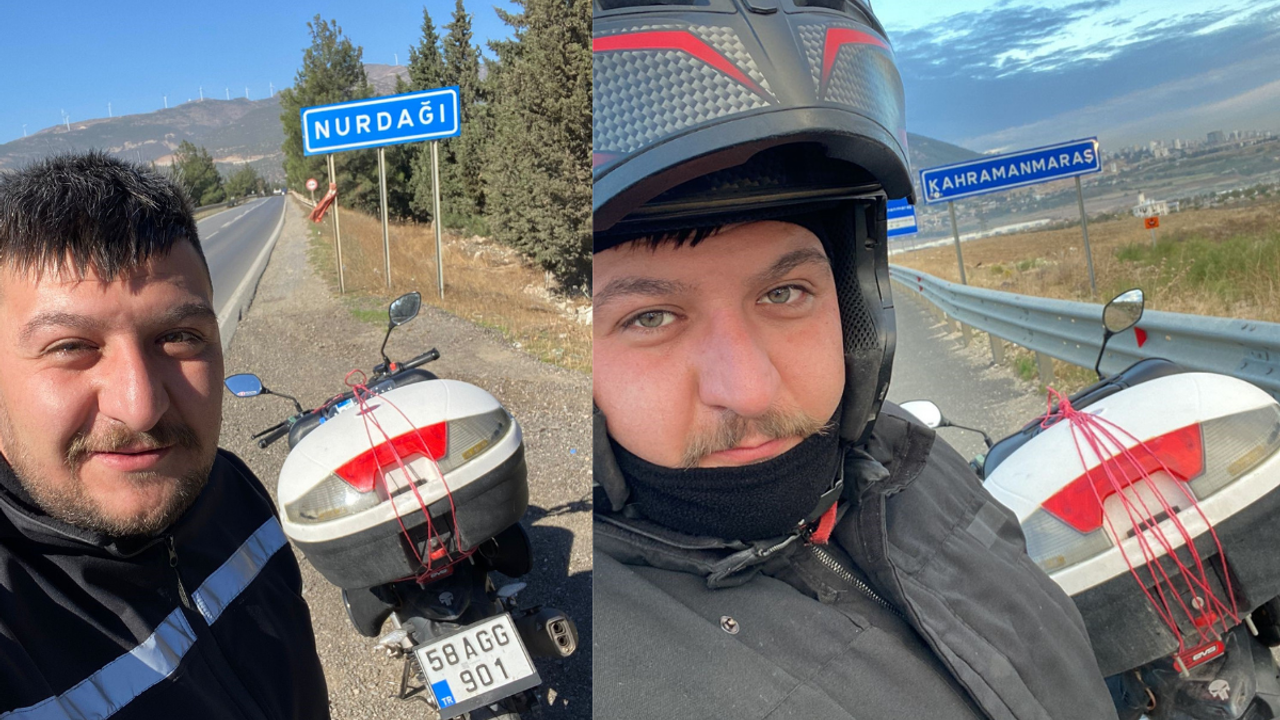 İnat uğruna her şeyi göze aldı! Kayseri’den geçen bin kilometrelik motosiklet yolculuğu