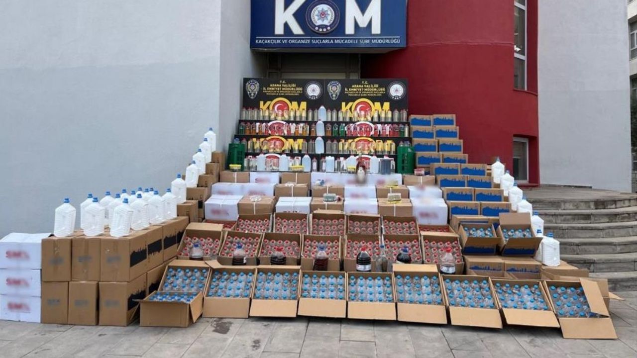 Yılbaşı öncesi dev operasyon: Tonlarca kaçak alkol ele geçirildi!