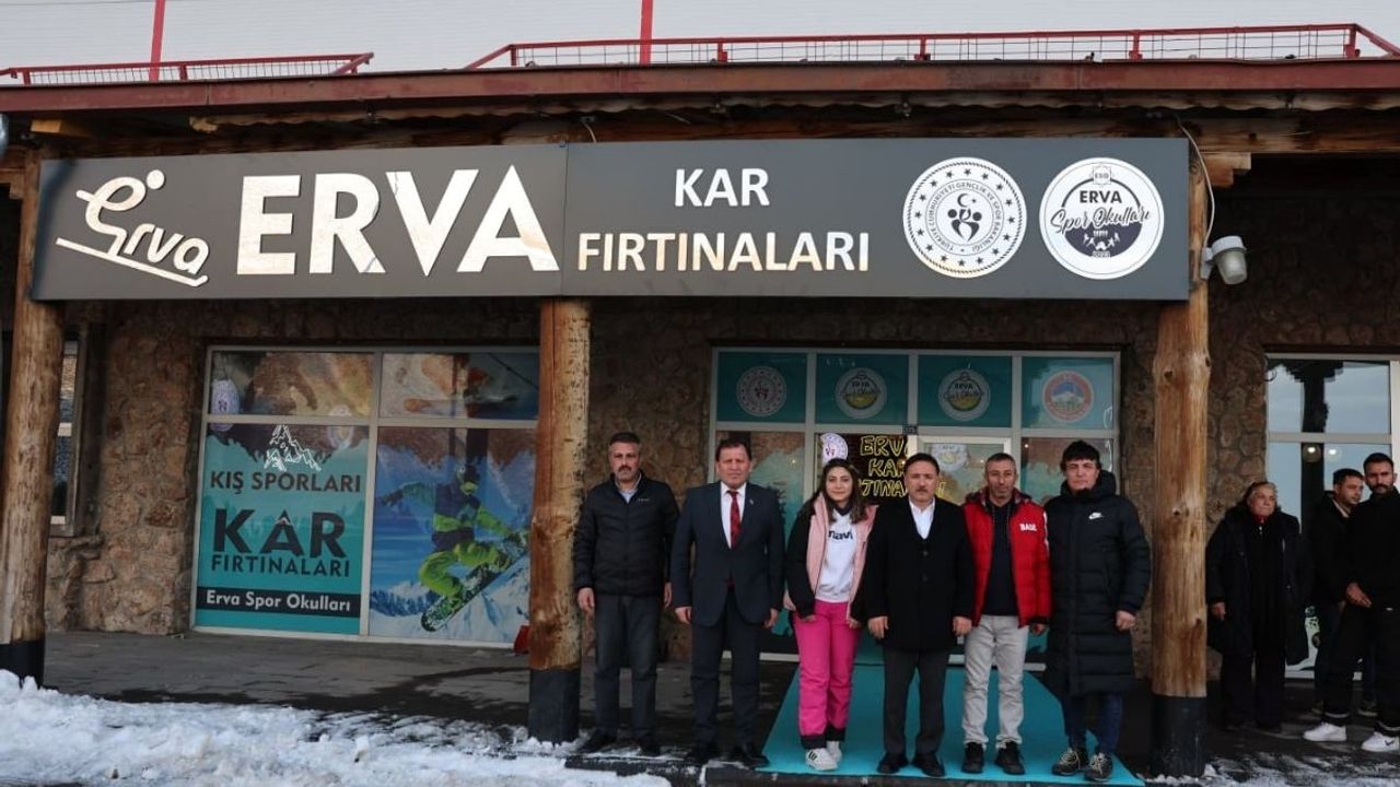 ERVA Kar Fırtınaları Başladı: Erciyes’te kayak sporuna güçlü adım