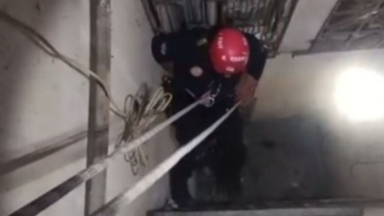 Kayseri’de titiz operasyon Tofu itfaiye ekiplerince kurtarıldı