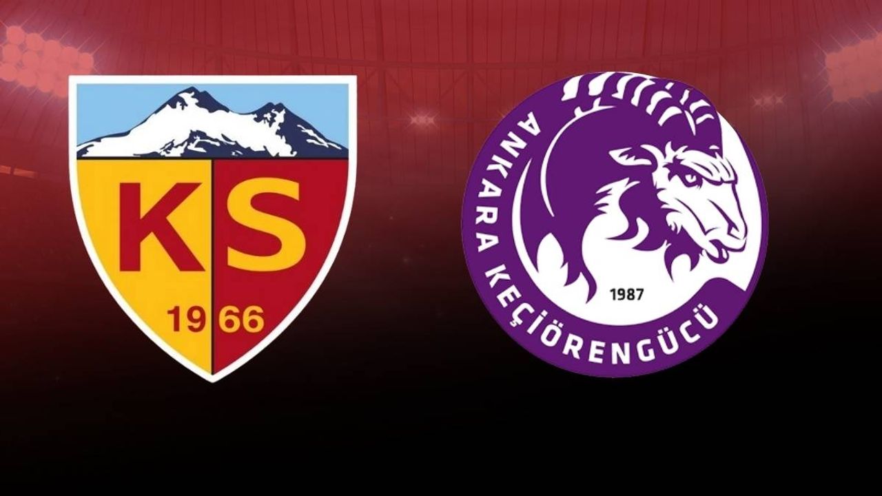 Kayserispor Ankara Keçiörengücü canlı anlatım