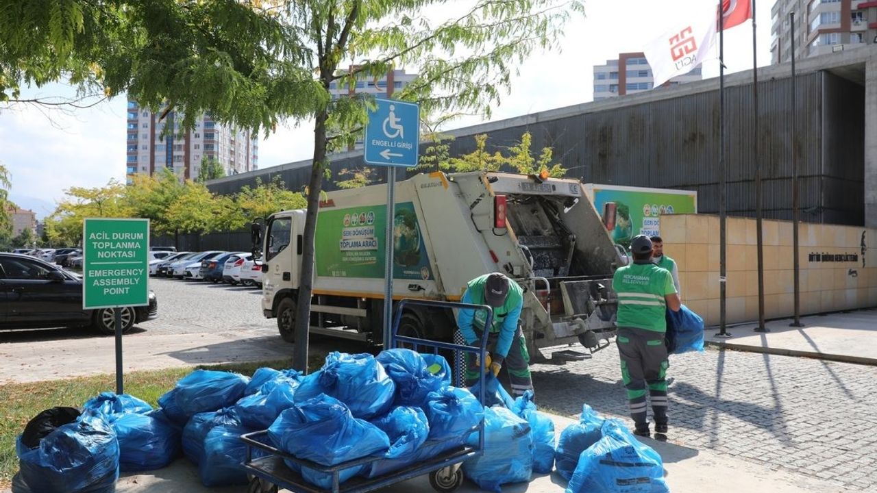 Kocasinan Belediyesi sıfır atık uygulamalarına devam ediyor
