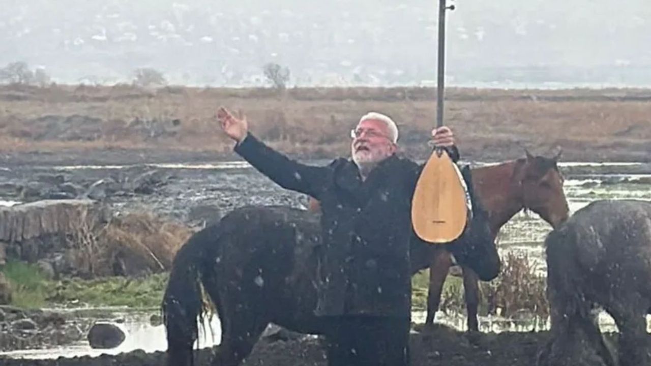Kayseri’de klip çekimleri sırasında hayatının şokunu yaşadı! Ünlü sanatçıya at çarptı