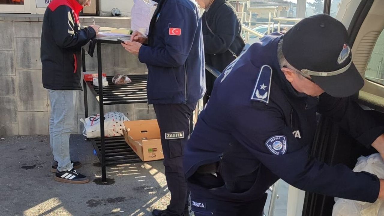 Kayseri’den Develi’ye getirilen lavaş ekmekler ihbar edildi!