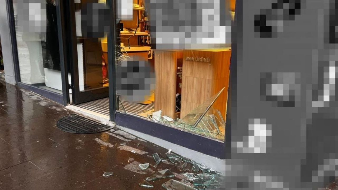 Nevşehir’de dükkanı yerle bir etti, arkasına bile bakmadan kaçtı!