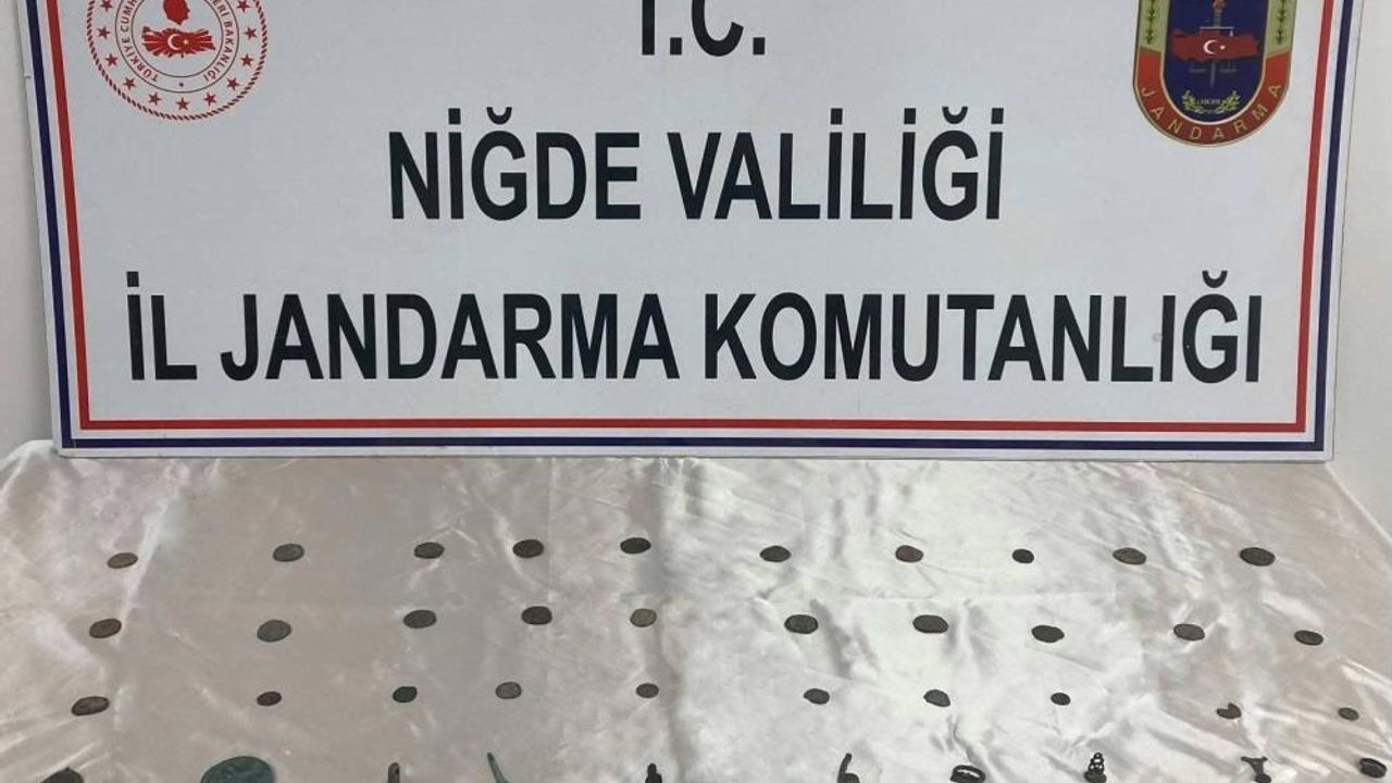 Niğde’de ‘Anadolu Mirası Operasyonu’: 42 Parça tarihi eser ele geçirildi