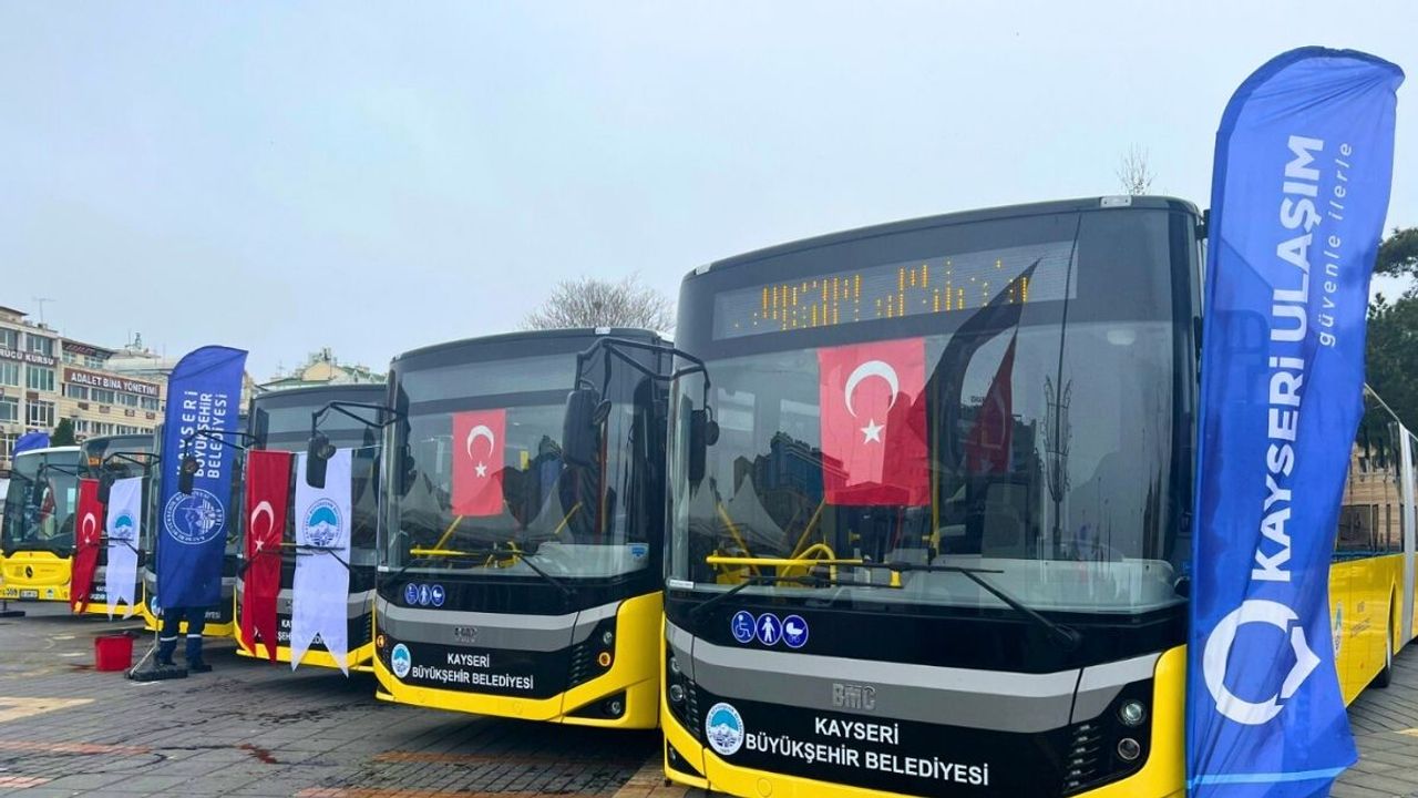Kayseri’de toplu taşıma için yeni dönem: Süre 10 yıl daha uzatıldı