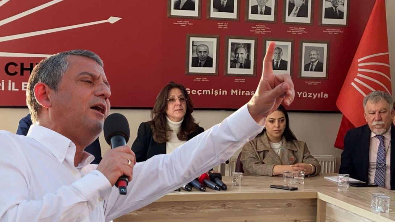 Özgür Özel Kayseri Cumhuriyet Meydanı’nda konuşacak