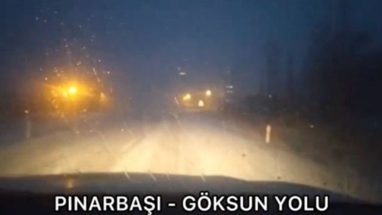 Pınarbaşı–Kahramanmaraş yolu tır ve çekicilere kapatıldı